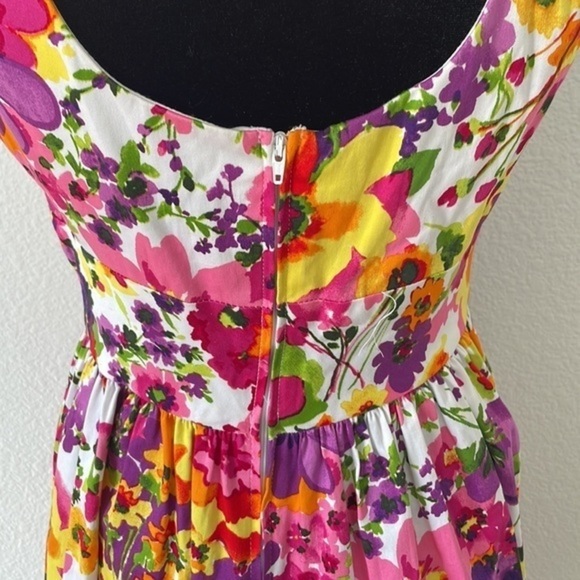 Breaking Loose NYC Bright Floral Tea Dress - Picture 7 of 10